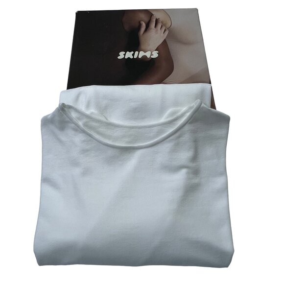 SKIMS Light Essential Dolman Sleeve Bodysuit Marble Womens 4X - Picture 6 of 12